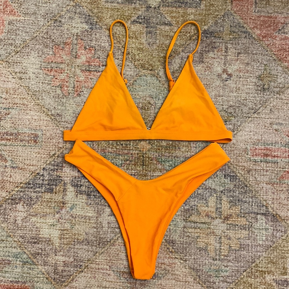 Clementine orange bikini set medium